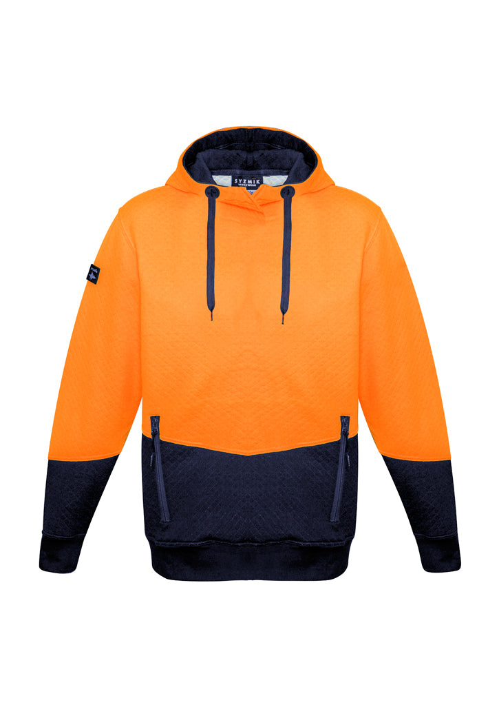 Moletom unissex em jacquard texturizado Hi Vis