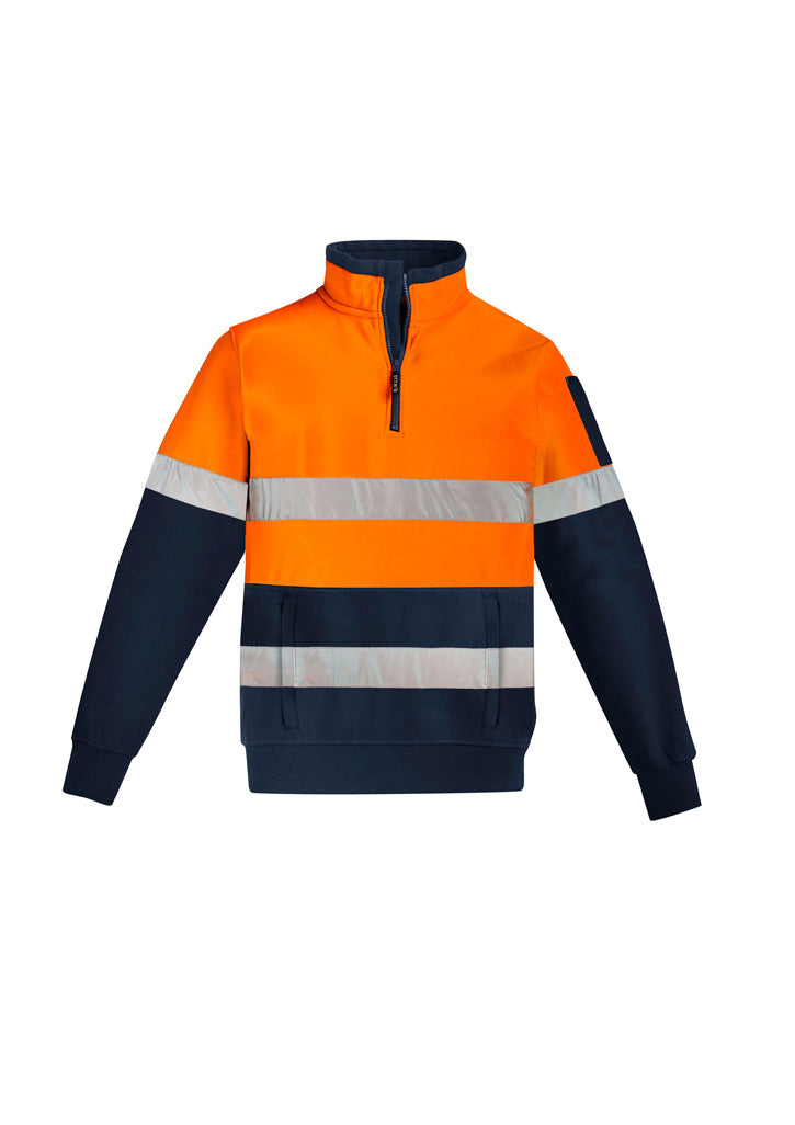 Pulôver Unissex Hi Vis 1/4 Zip - Hoop Taped