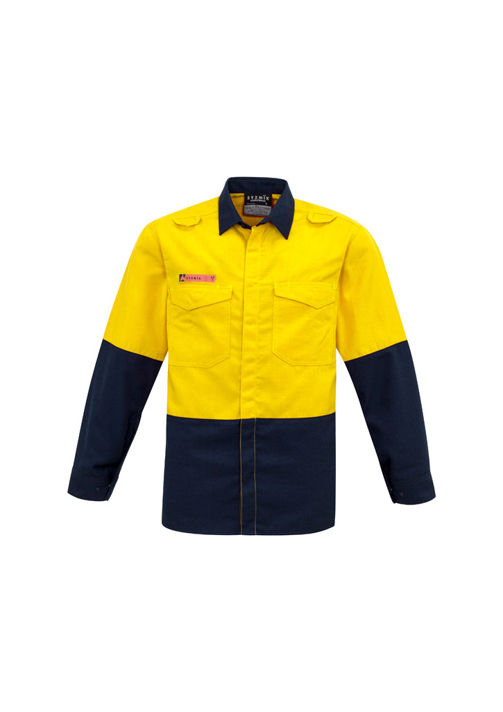 Kemeja Pria Hi Vis Splicing
