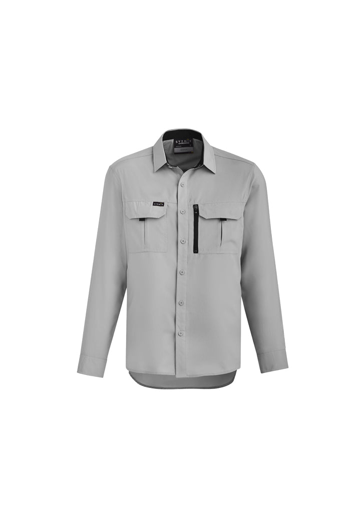 Camisa masculina de manga comprida para exterior