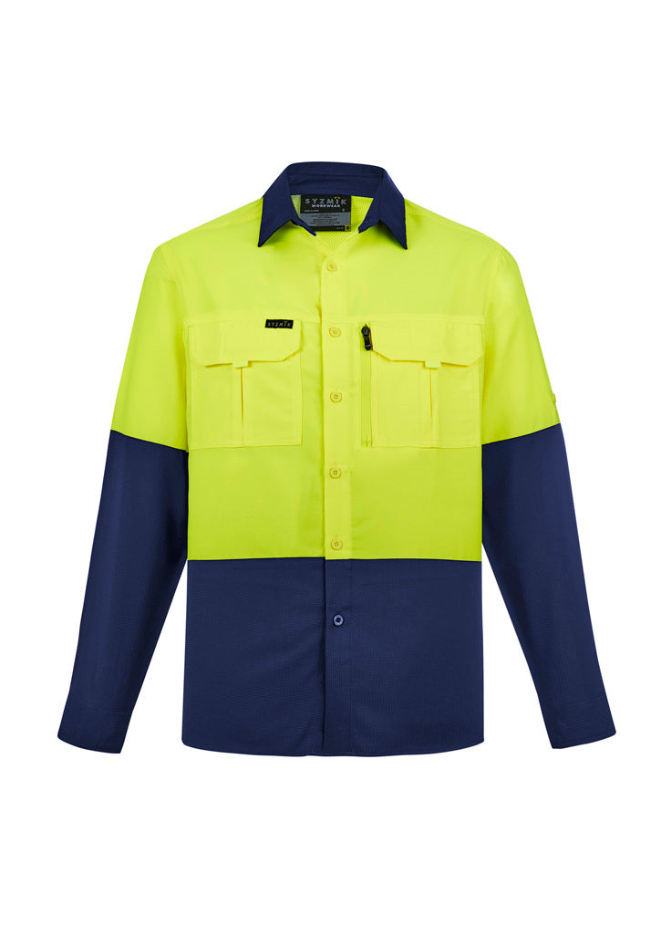 Camisa masculina de manga comprida Hi Vis Outdoor