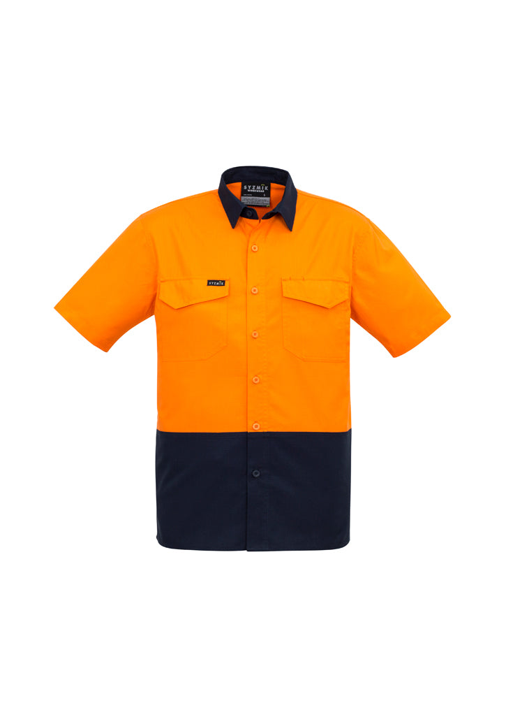 Kemeja Pria Lengan Pendek Hi Vis Tahan Lama dan Tahan Lama