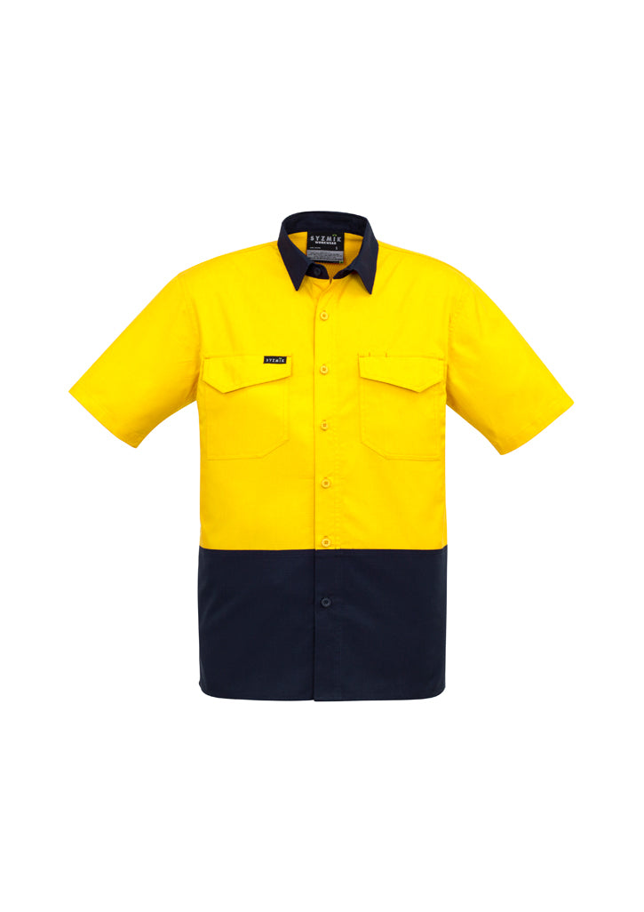 Kemeja Pria Lengan Pendek Hi Vis Tahan Lama dan Tahan Lama