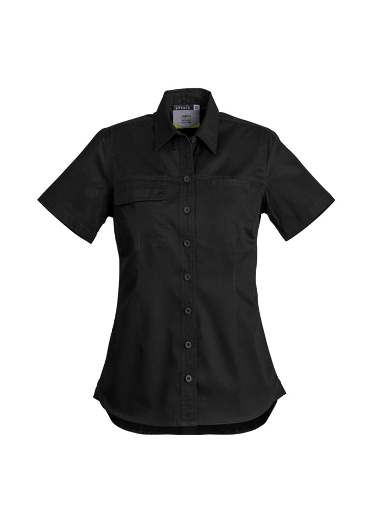 Camisa feminina leve Tradie de manga curta