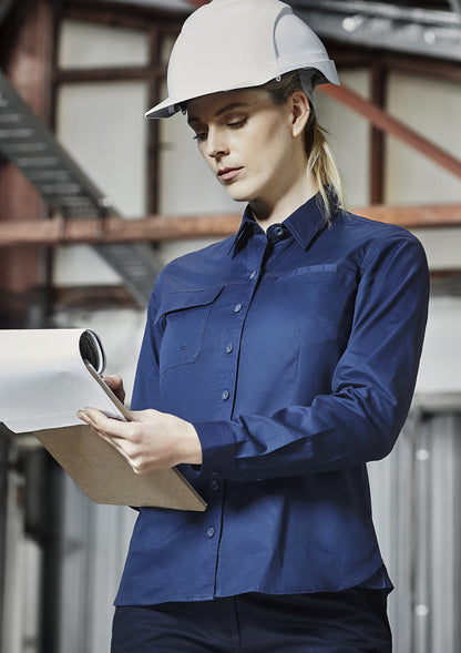 Womens Lightweight Tradie Long Sleeve Shirt