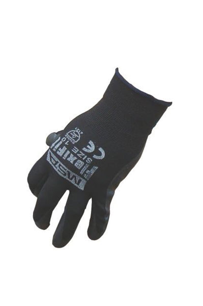 GLOVE FLEXIFIT, FOAM NITRILE, BLACK, MEDIUM