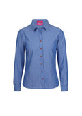 Ladies Classic L/S Fine Chambray Shirt