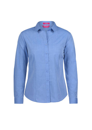 Ladies Classic L/S Fine Chambray Shirt