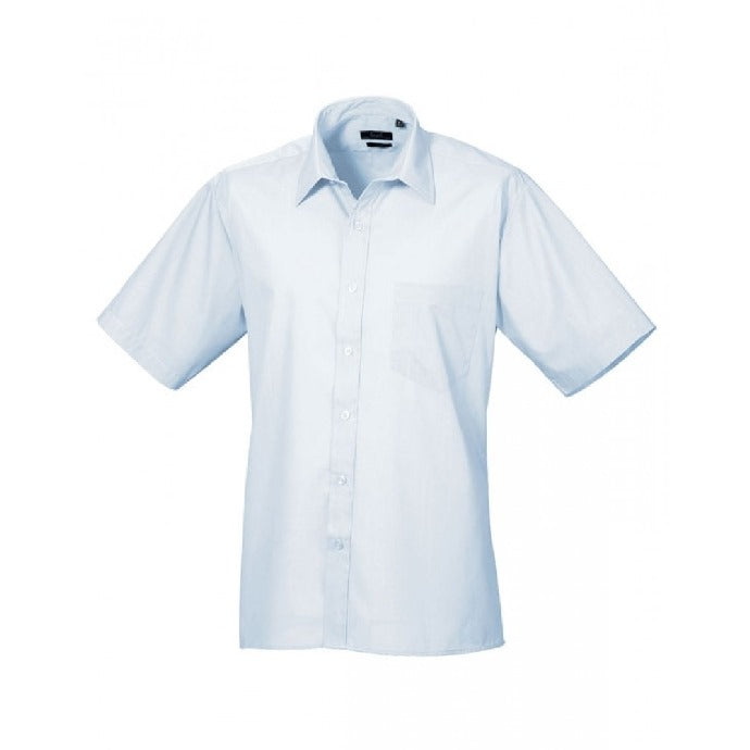 Camisa masculina de popeline S/S