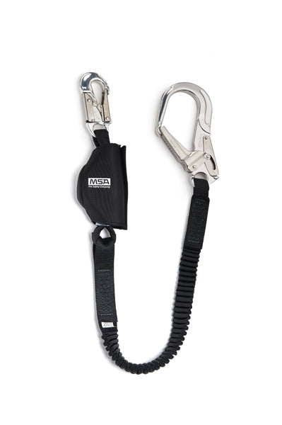 V-SERIES STRETCH, LANYARD, ENERGY ABSRB, SCAFF ALUM SNAPHOOK, 2M, SINGLE LEG