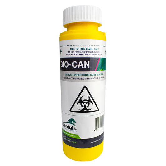 AEROHAZARD Sharps Disposal Container 125mL